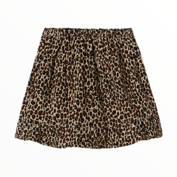 ZARA Kids | Animal Print | FINE WALED CORDUROY SKIRT - Picture 2 of 7